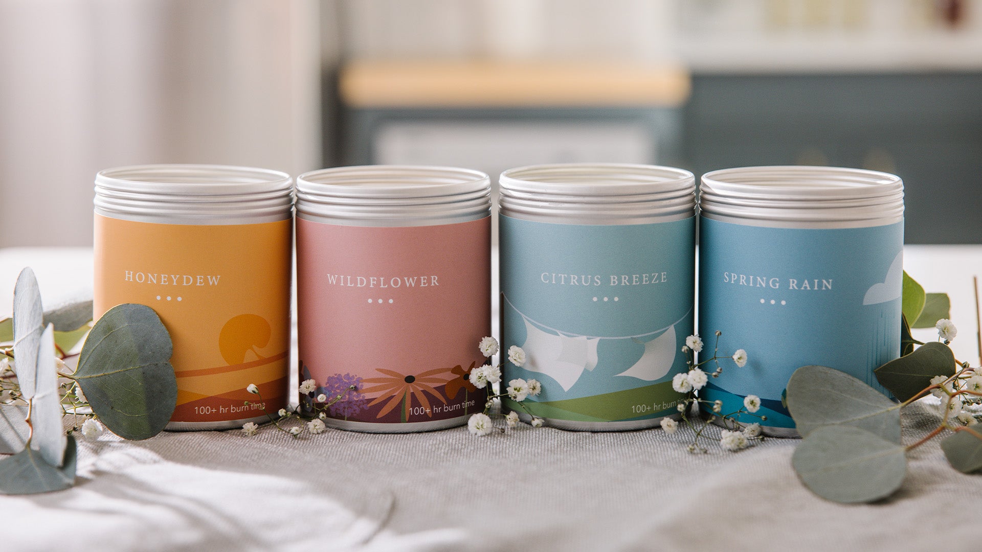 All 4 Spring/Summer 2-Wick Candles