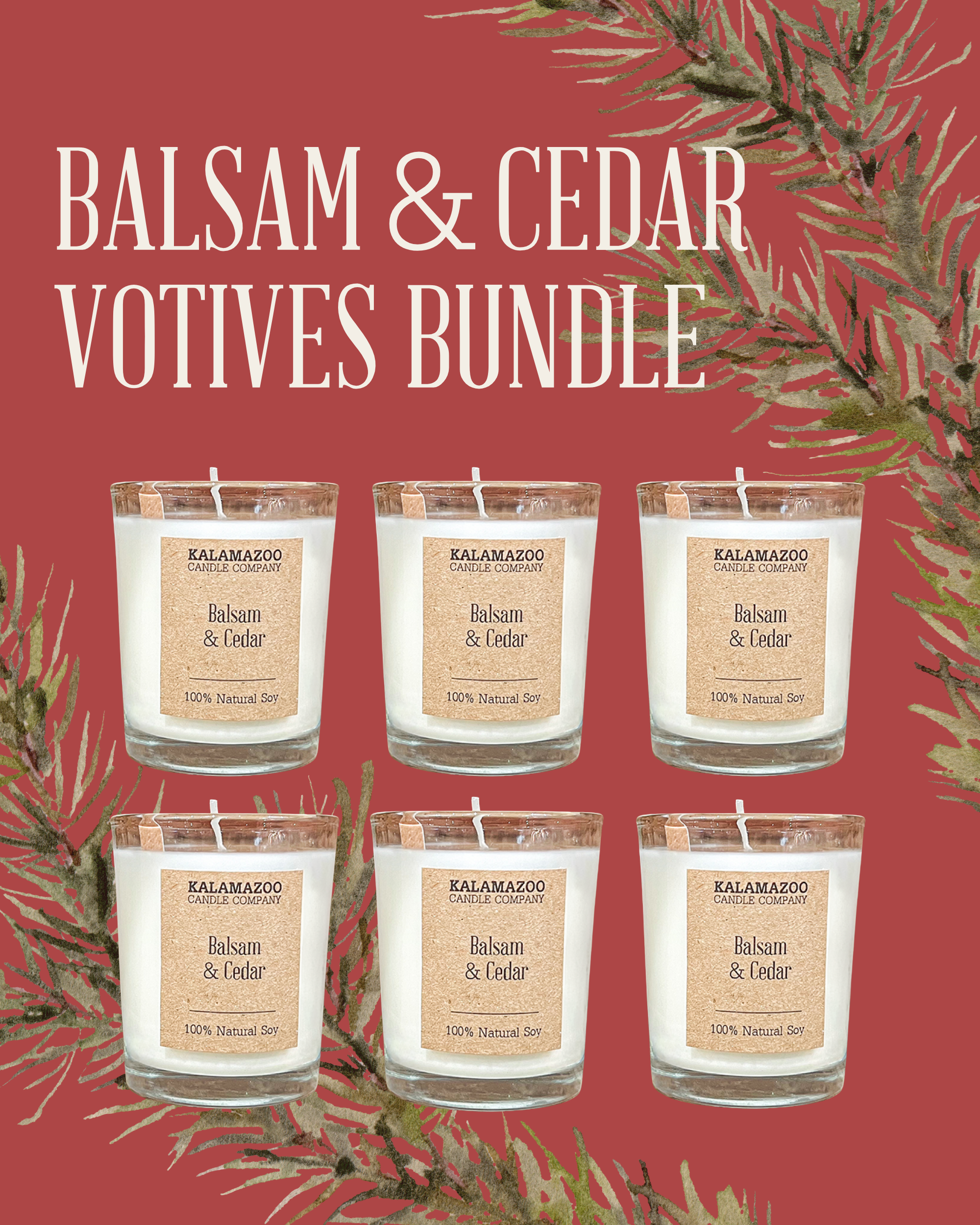 6 Balsam Votives Bundle