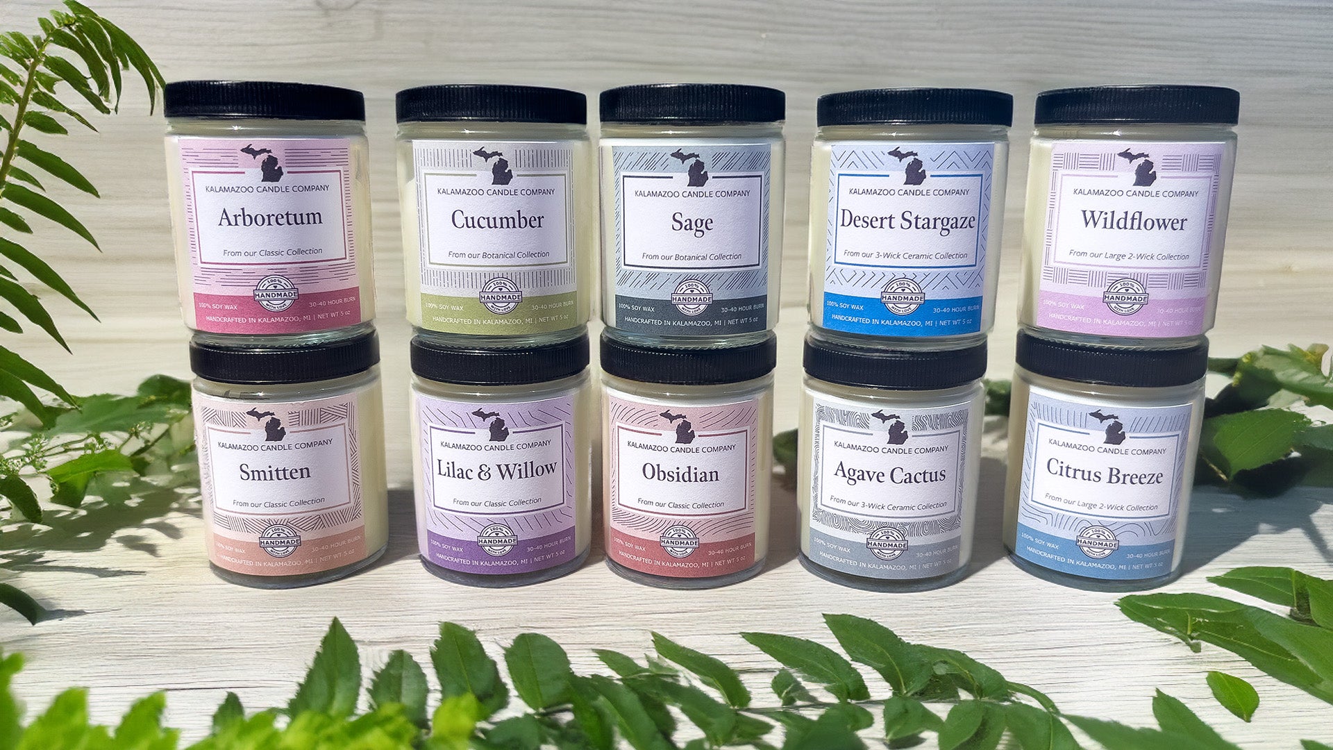 All 10 5oz Candle Jars