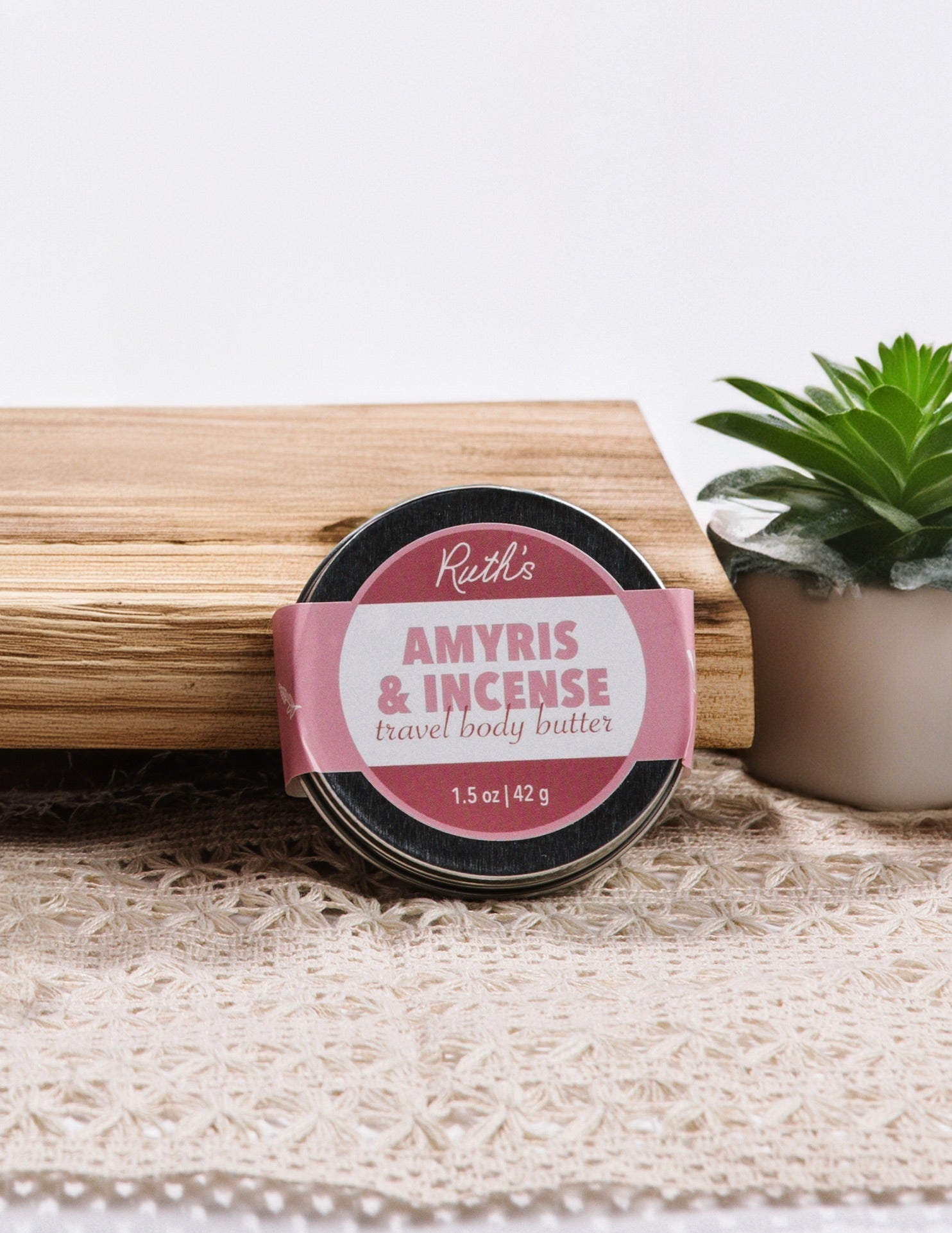 Lifestyle Photo of Amyris & Incense Travel Body Butter