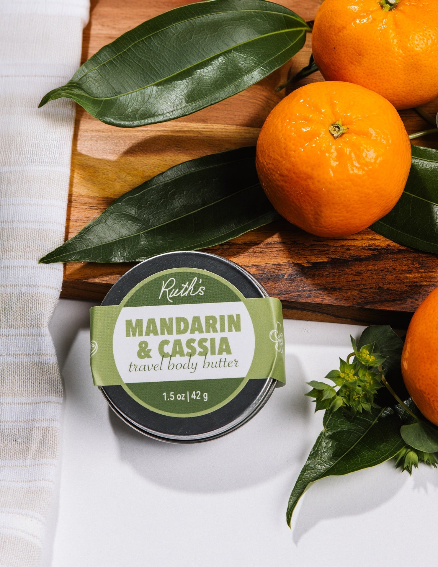 Mandarin & Cassia Travel Body Butter Lifestyle Photo