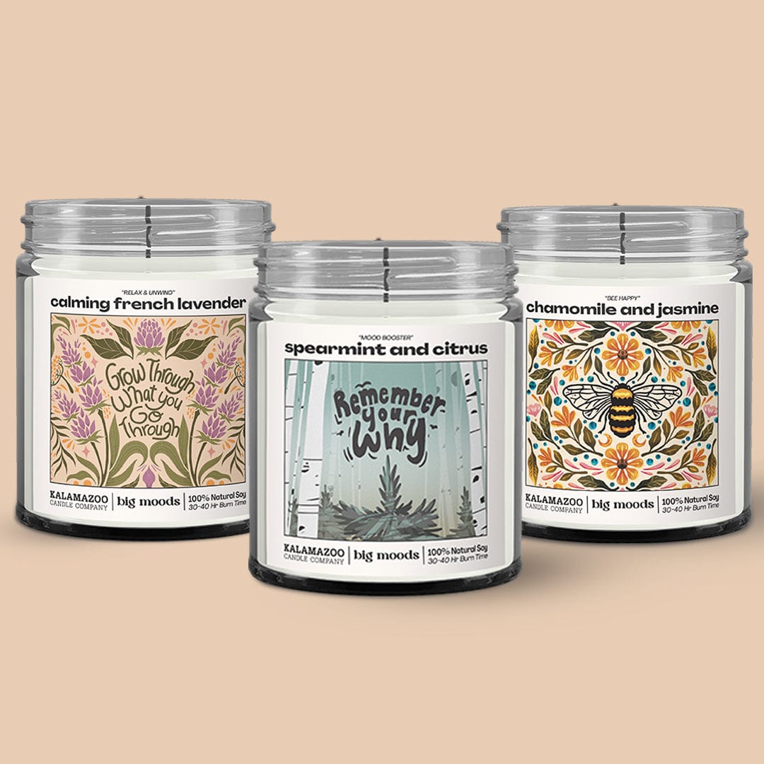 Mental Health Candle 3 Pack (5oz Soy)