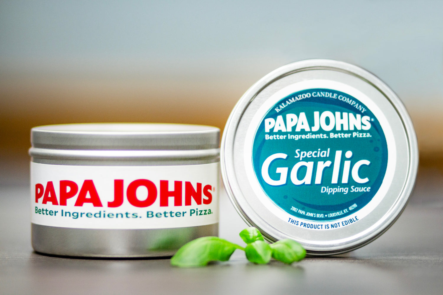 Papa John Custom Garlic Dipping Sauce Candle