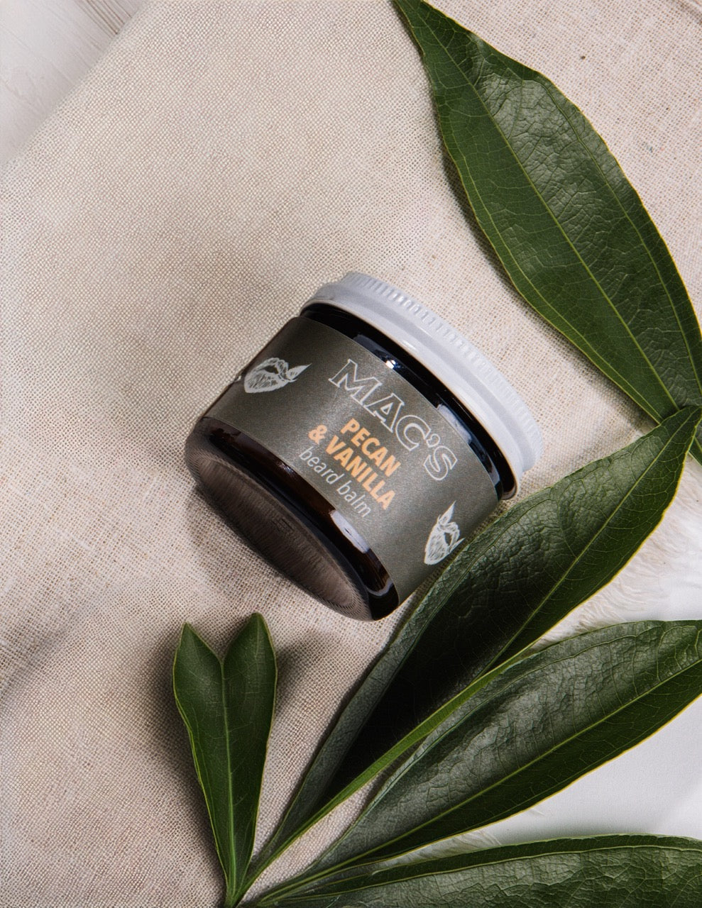 Pecan & Vanilla Beard Balm Lifestyle Photo
