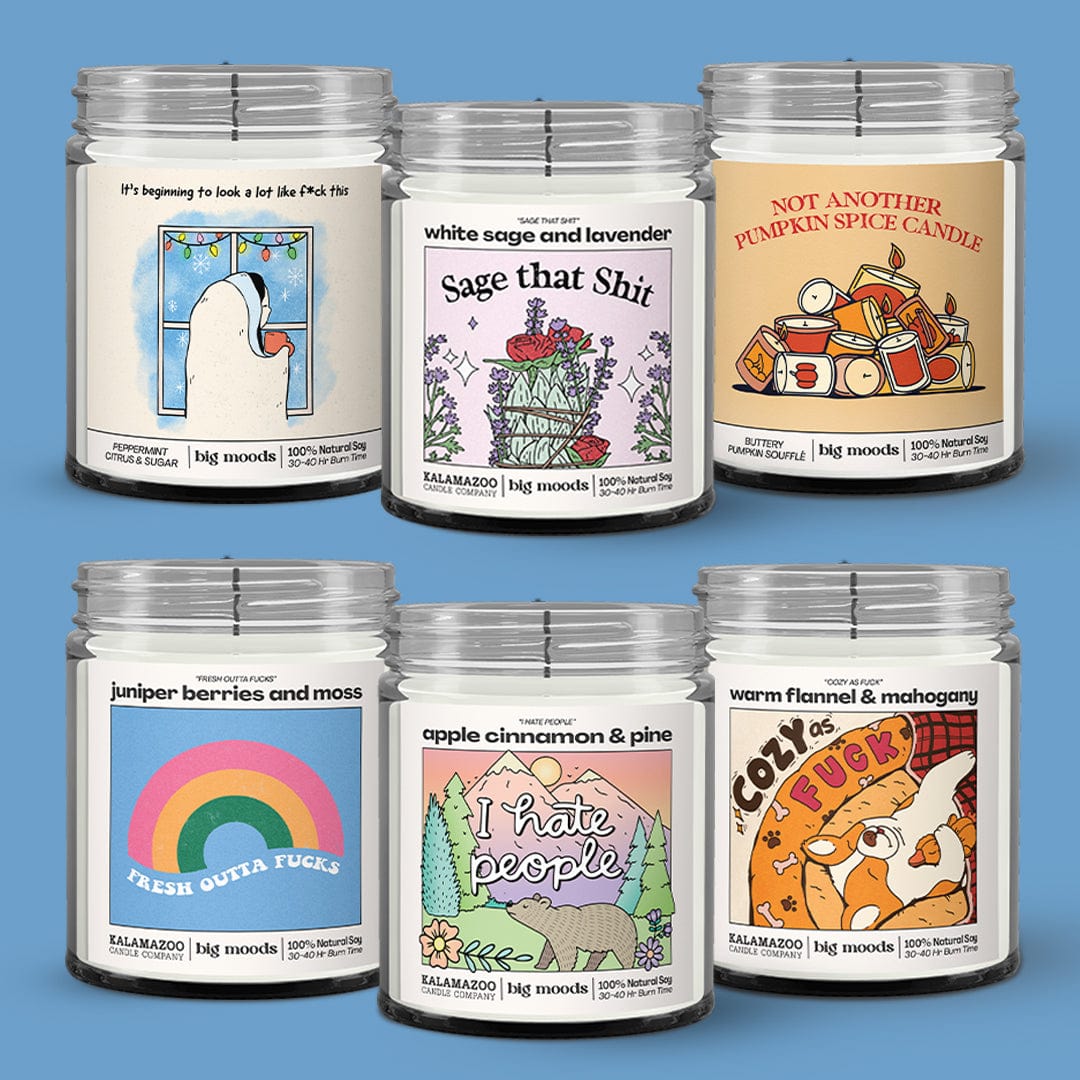 Sarcastic Candle 6 Pack (5oz Soy)