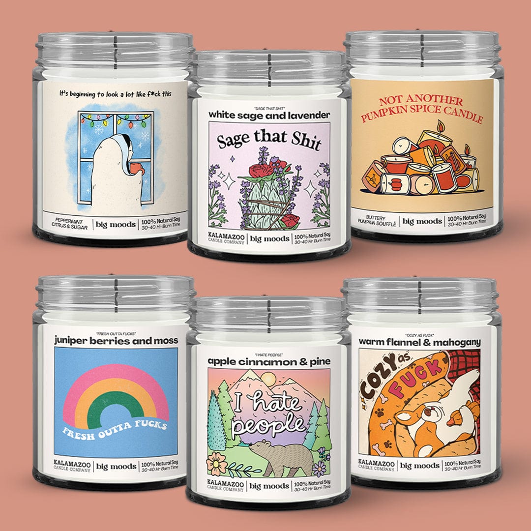 Sarcastic Candle 6 Pack (5oz Soy)