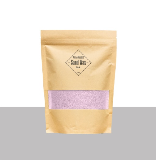 A Bag of pink sand wax scented fresh &amp; clean.
