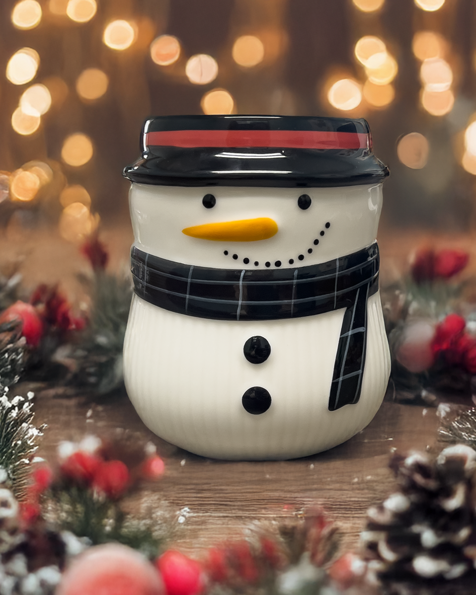 Snowman Jar