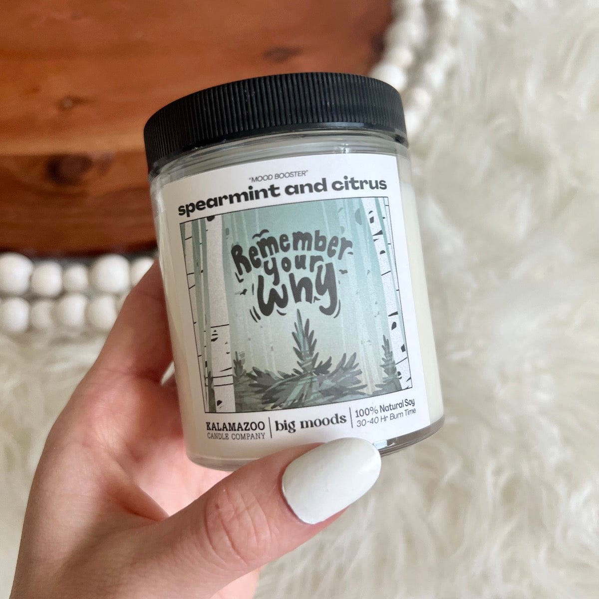 "Remember Your Why" Spearmint & Citrus - 5oz Soy Candle