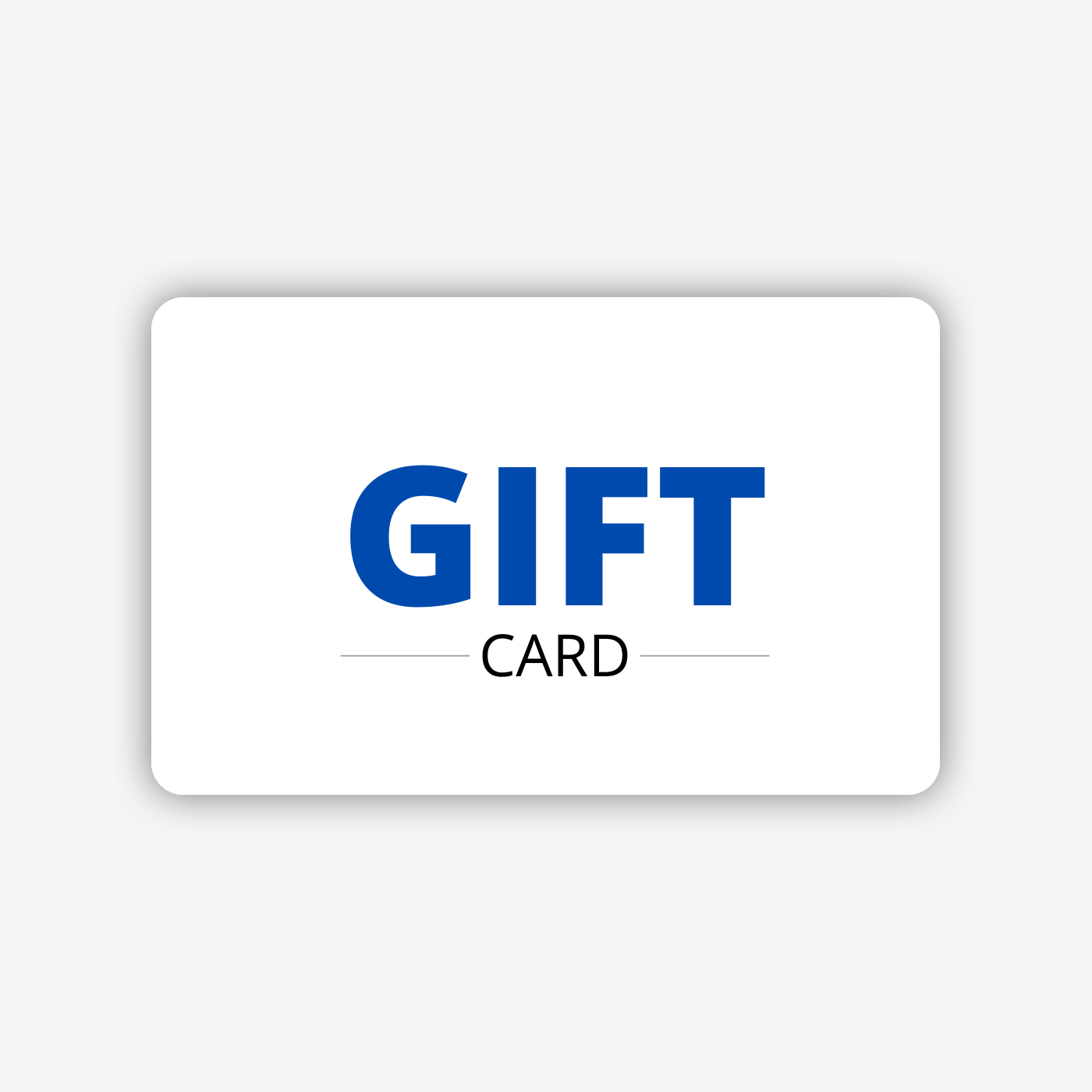 Gift card