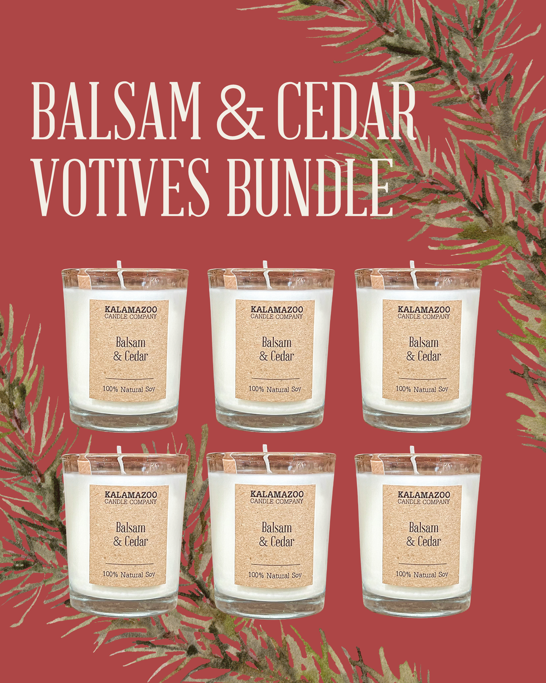 6 Balsam Votives Bundle