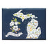 Illustrated Michigan Map Magnet by City Bird