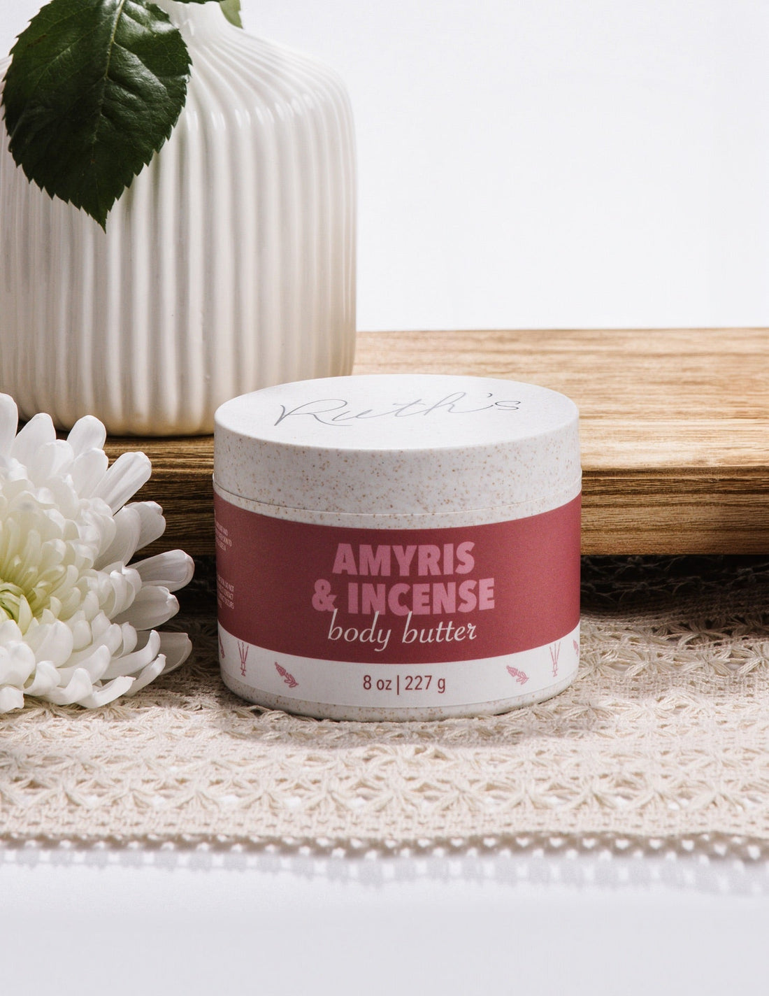 Lifestyle Photo of Amyris &amp; Incense Body Butter