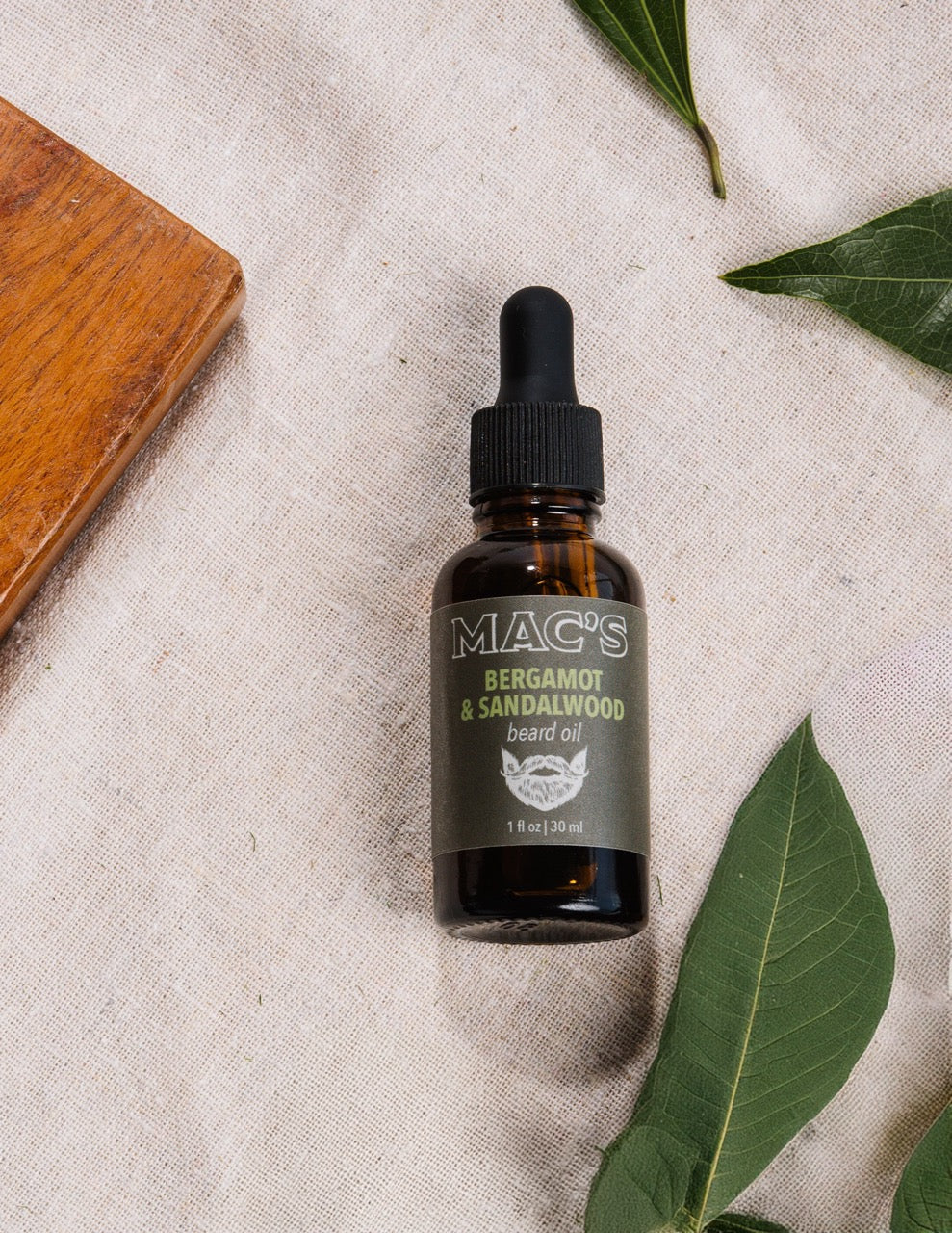 Bergamot & Sandalwood Beard Oil Lifestyle Photo