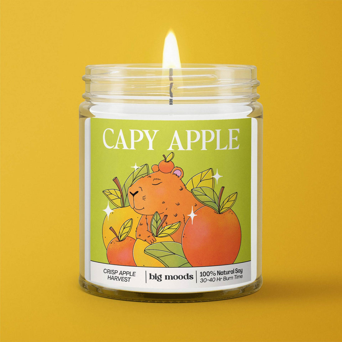 "Capy Apple" Crisp Apple - 5oz Soy Candle