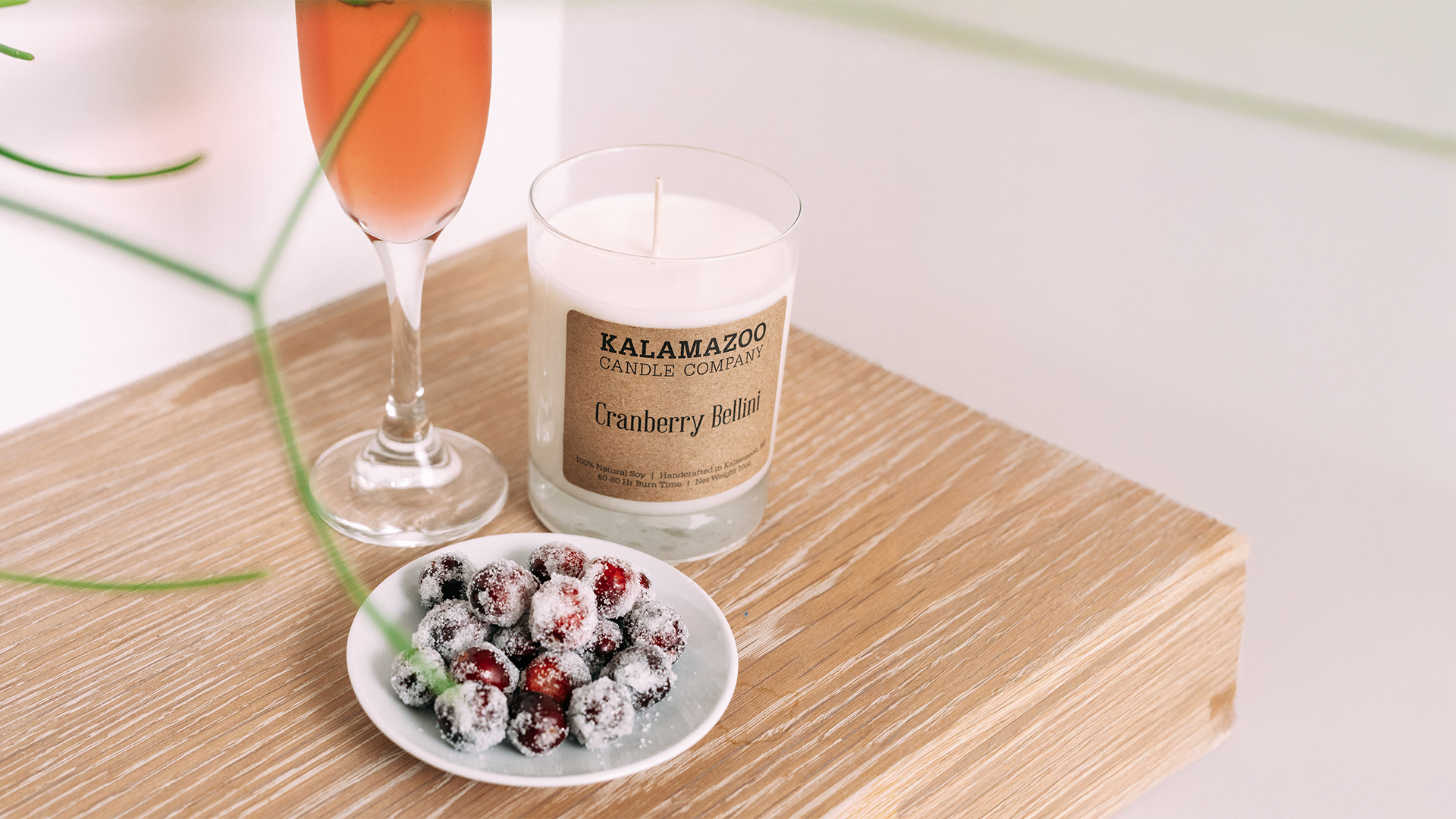 Cranberry Bellini Candle Jar