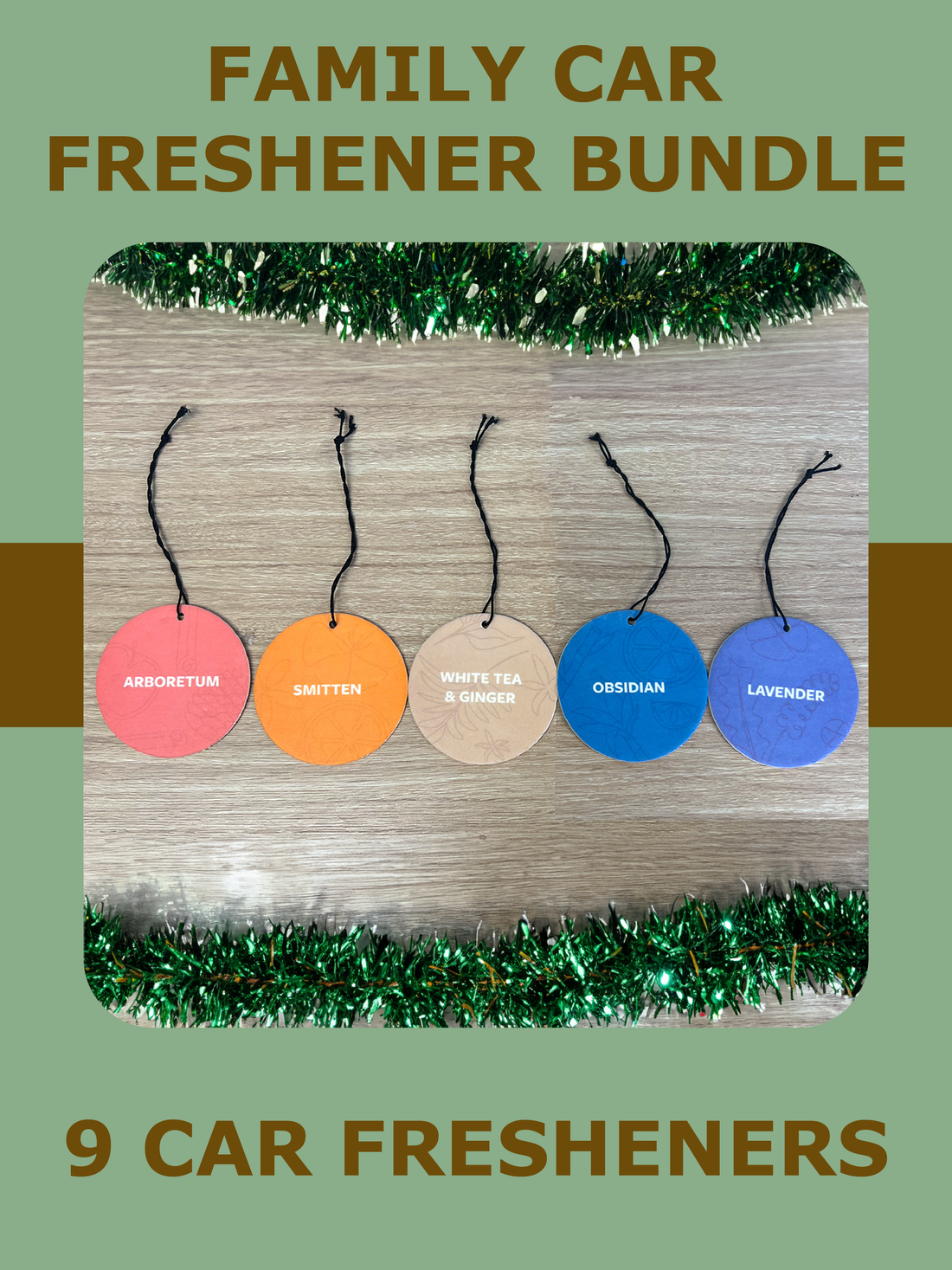 All 5 Fresheners for the Family Freshener Bundle