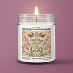 "Grow Through What You Go Through" Calming French Lavender - 5oz Soy Candle