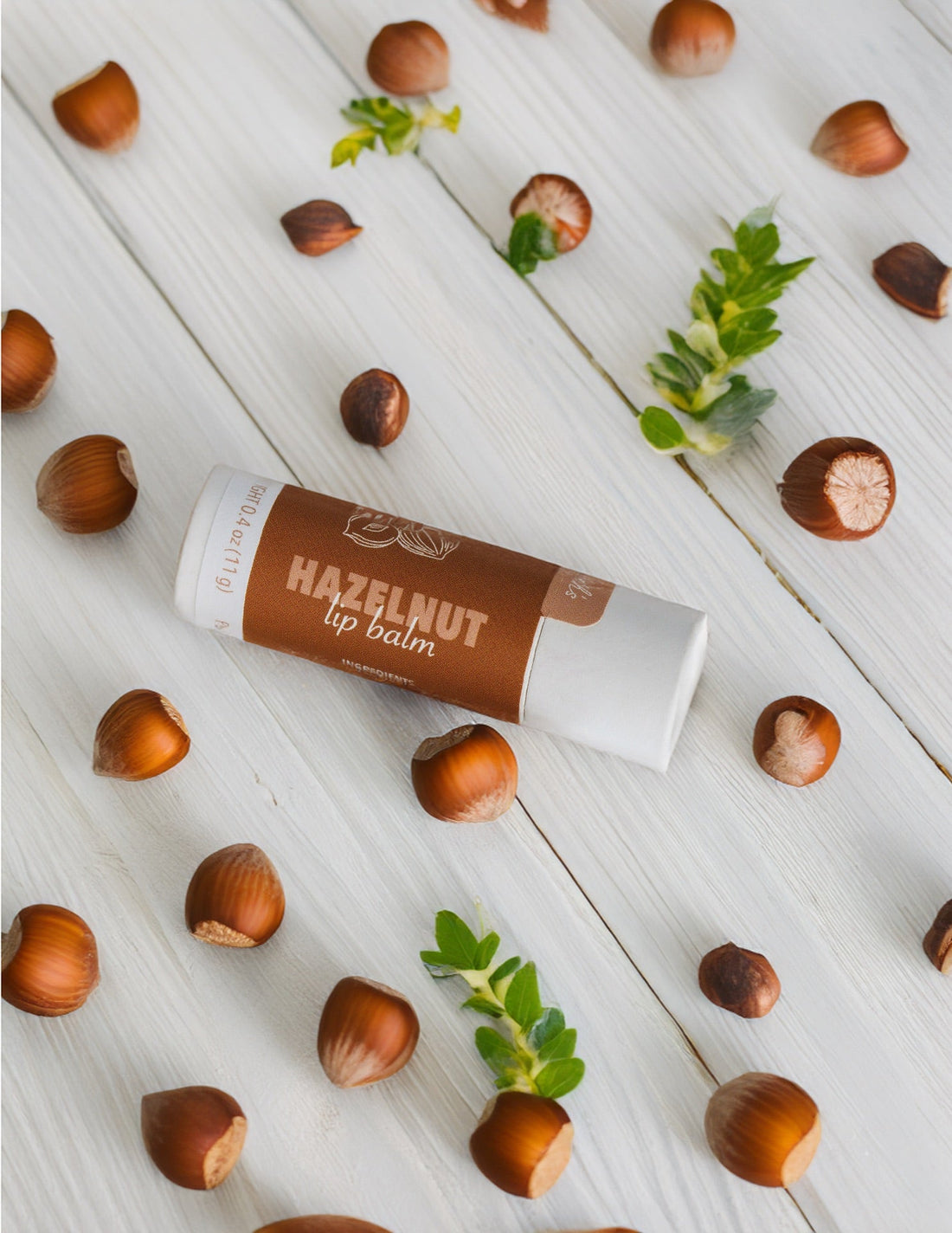 Hazelnut Lip Balm Lifestyle Photo