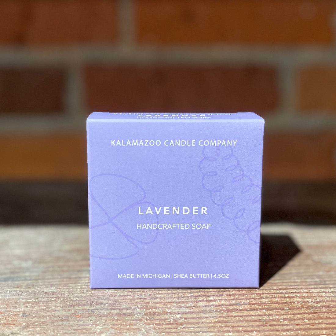 A Lavender Bar Soap Box.