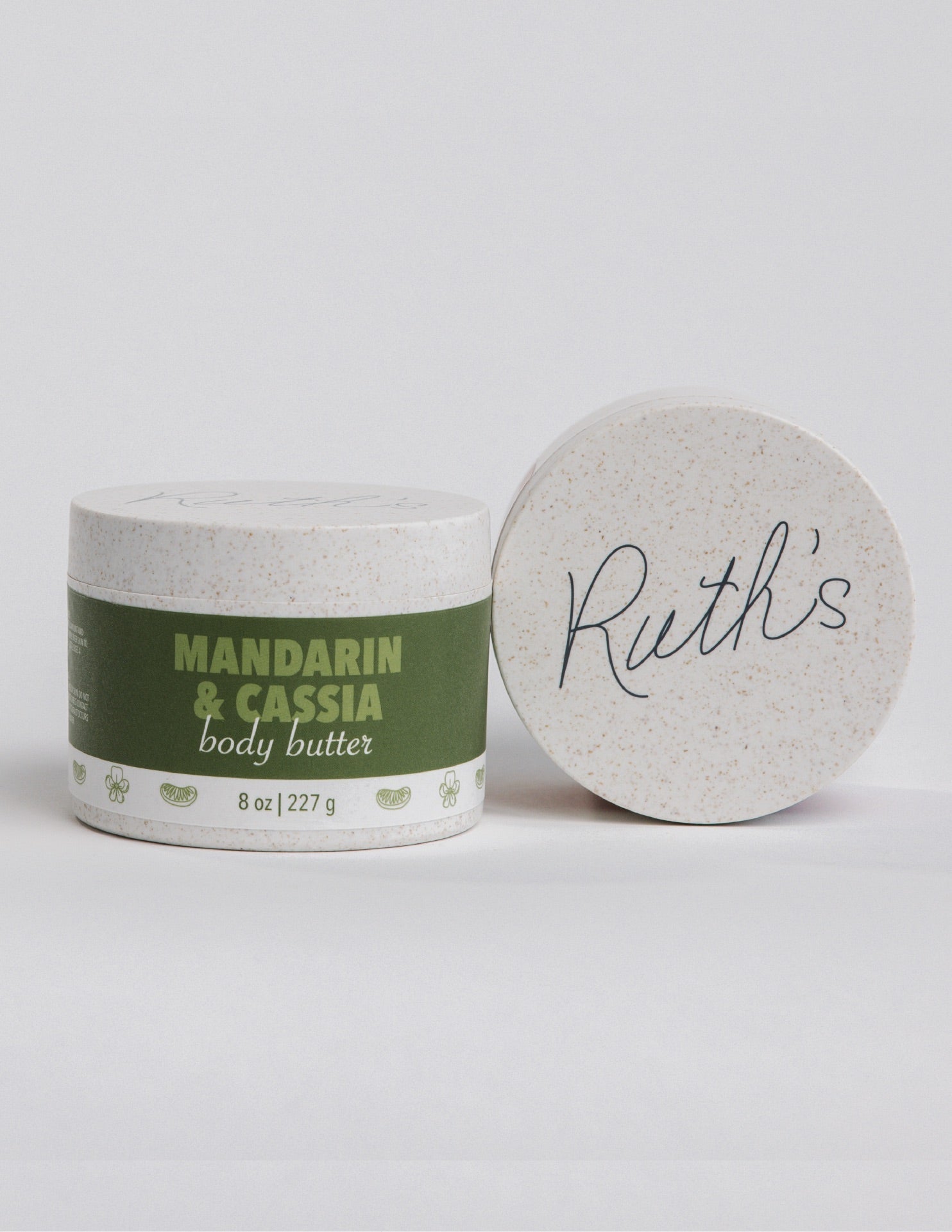 Mandarin &amp; Cassia Body Butter with lid