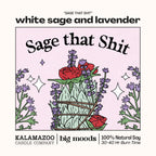 "Sage That Shit" White Sage & Lavender - 5oz Soy Candle