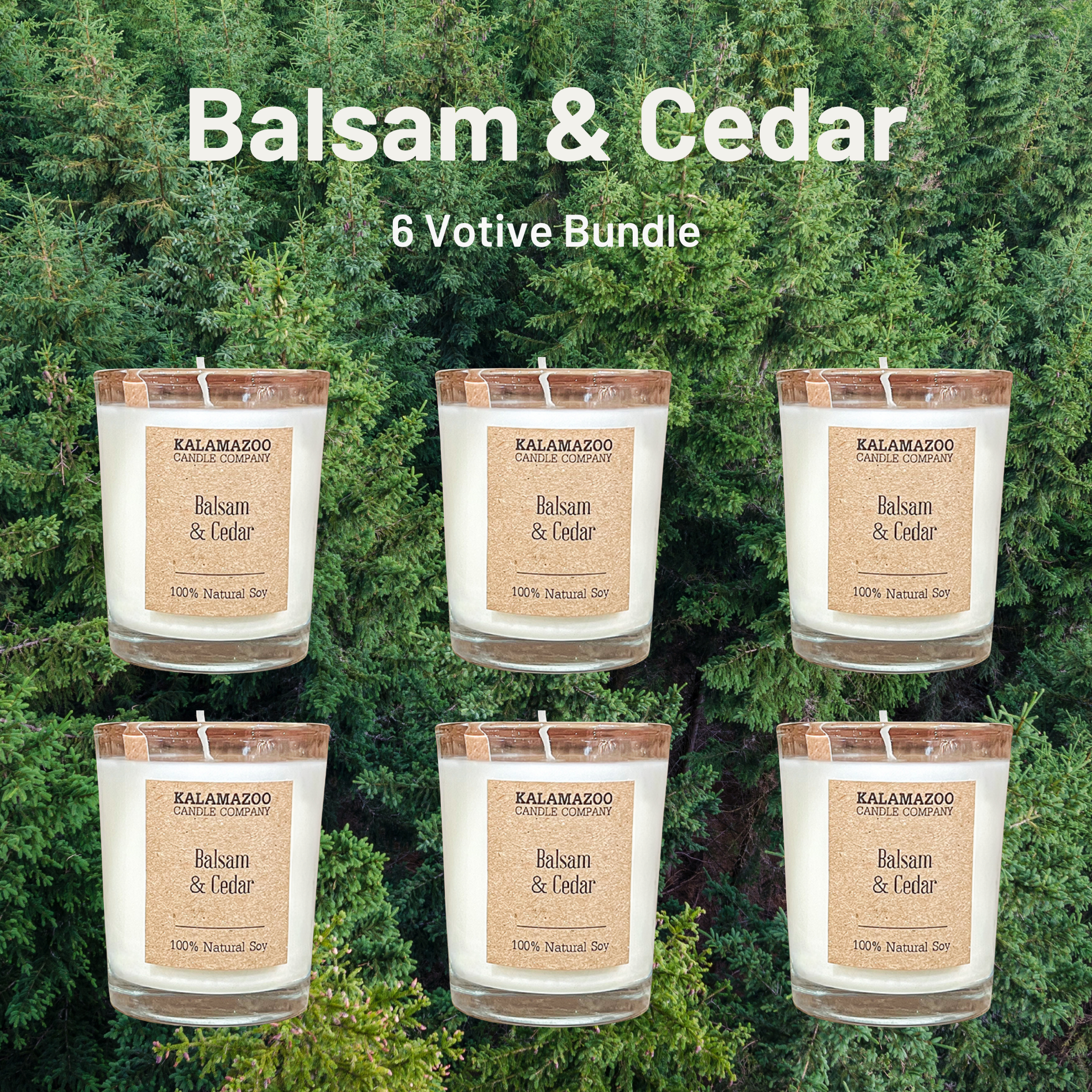 6 Balsam Votives Bundle