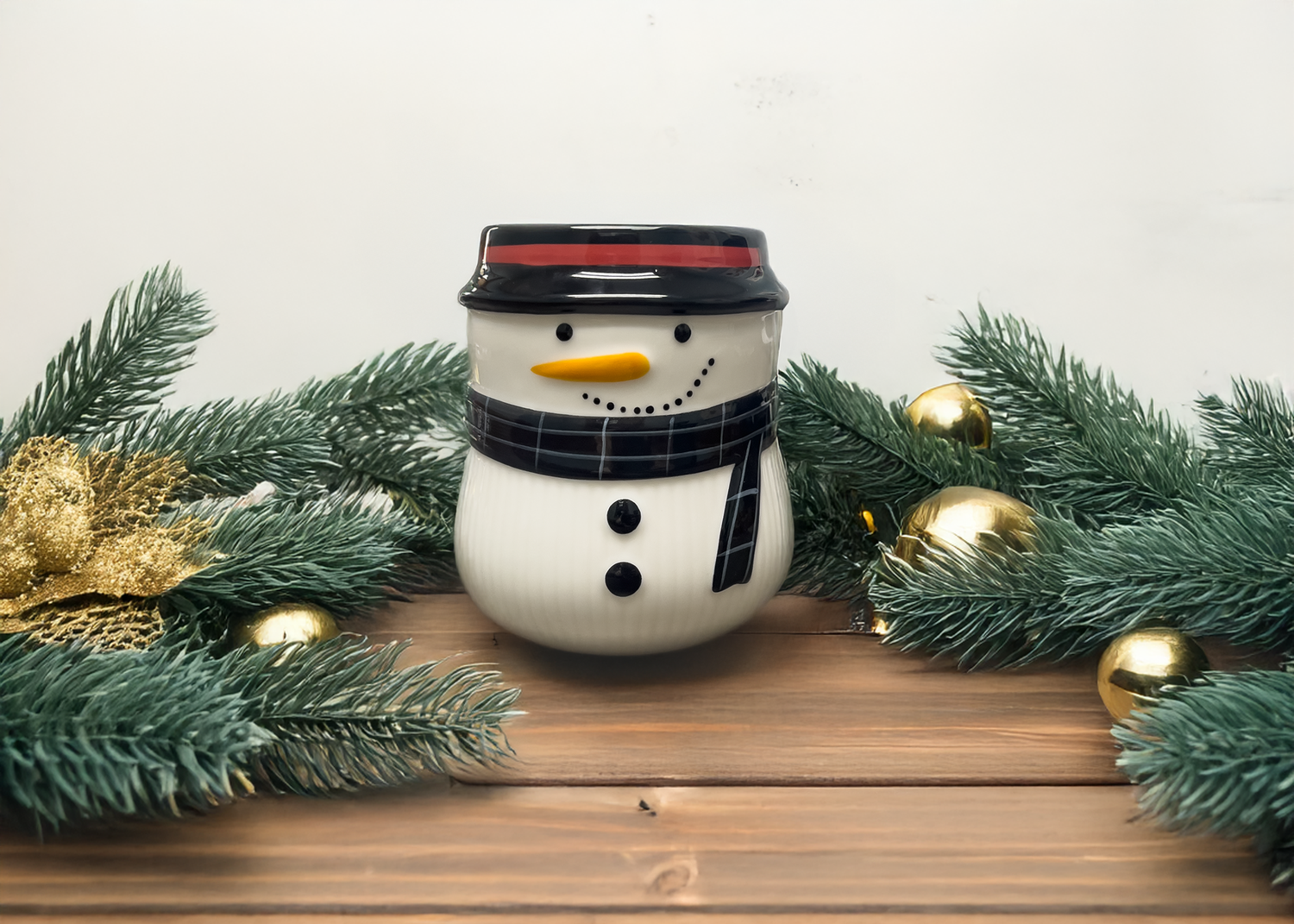 Snowman Jar