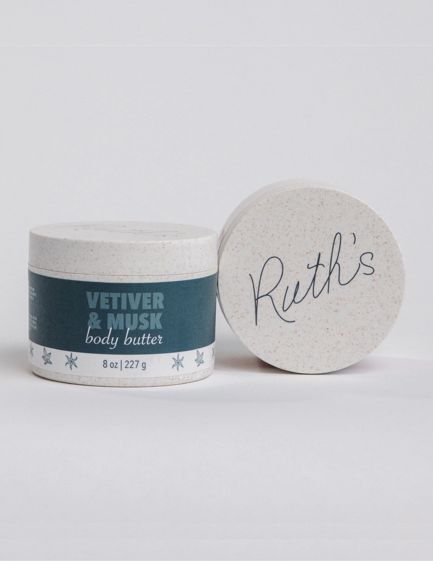 Vetiver &amp; Musk Body Butter with lid