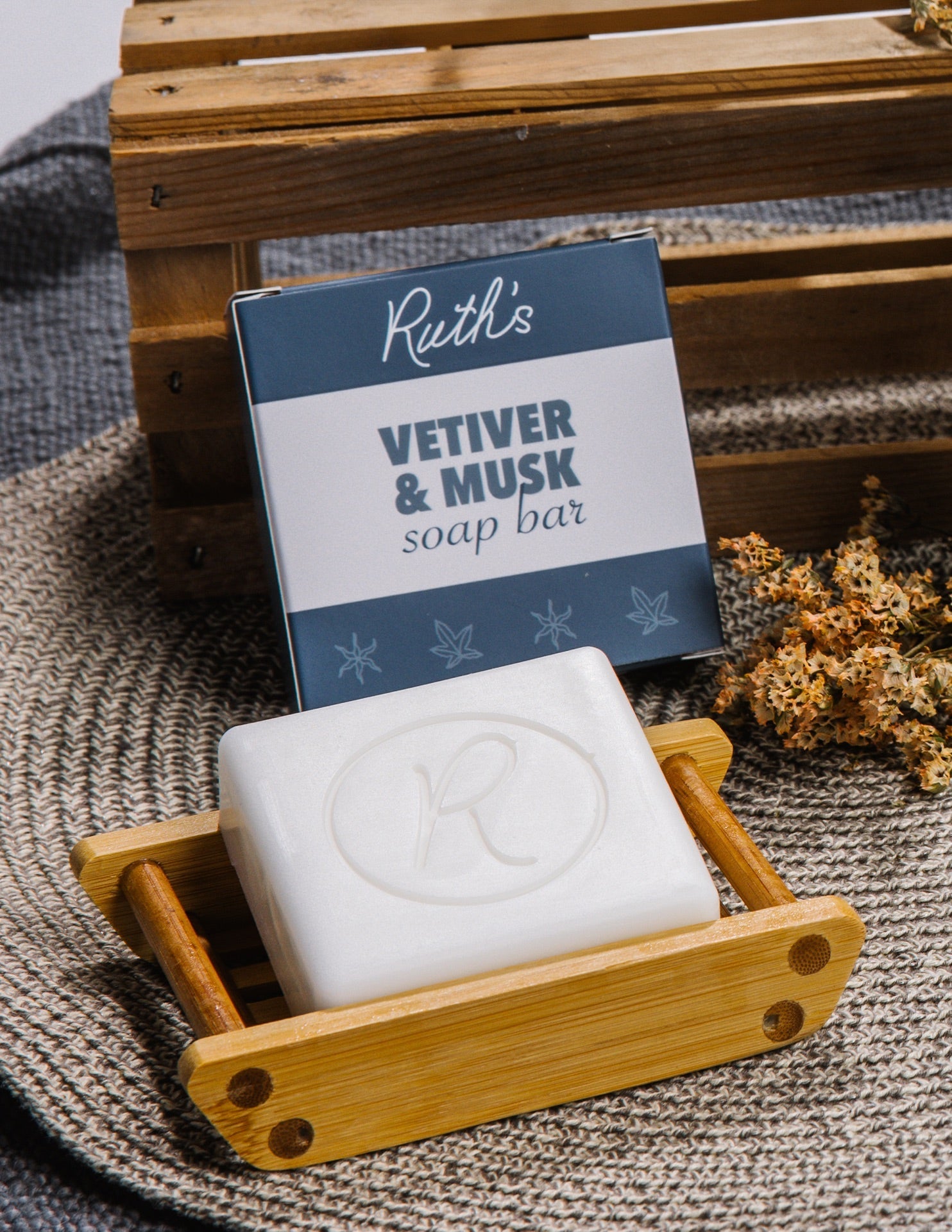 Vetiver &amp; Musk Soap Lifestyle Photo