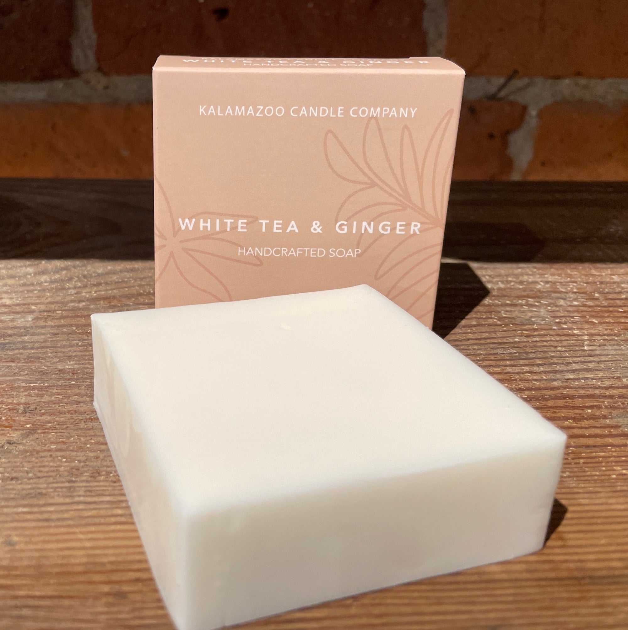 A White Tea &amp; Ginger Bar Soap Bar.