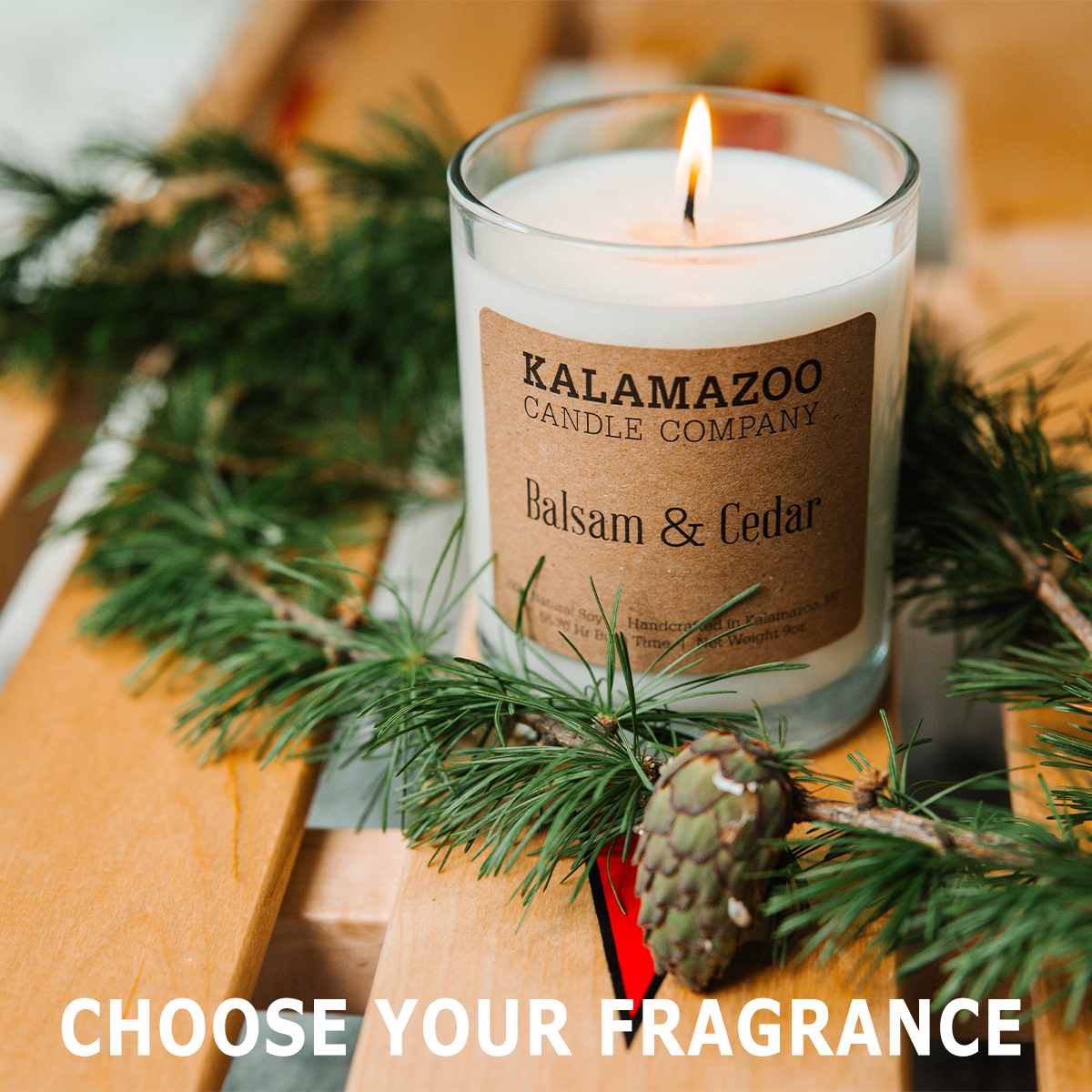 Balsam &amp; Cedar Candle