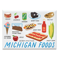 Michigan Foods Magnet by City Bird