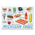 Michigan Foods Magnet by City Bird