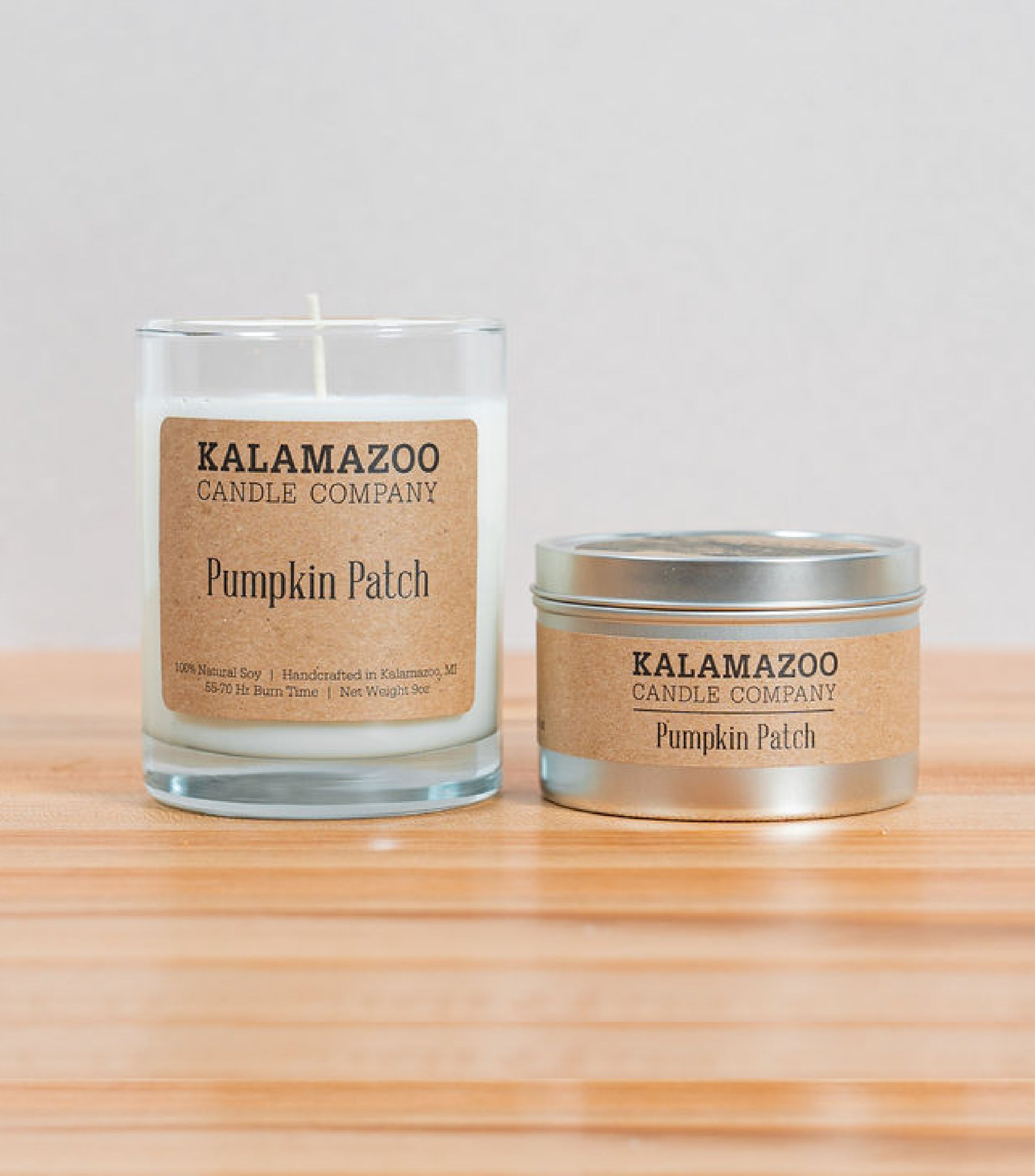 Our Classic Style Labels. Scented with Creamy pumpkin with sweet molasses and delicate spices in a buttery autumn soufflé.