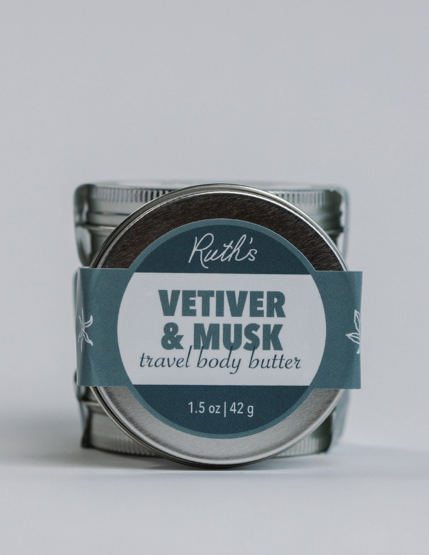 Vetiver &amp; Musk Travel Body Butter stacked