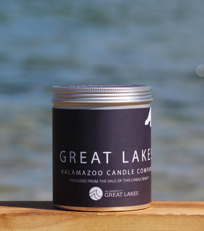 Light up your home with the Great Lakes Candle and do good too! For a limited time, $5 of each purchase is donated to the Alliance of the Great Lakes. The candle has a fresh and inviting fragrance of bergamot and sea salt. Illuminate and support!